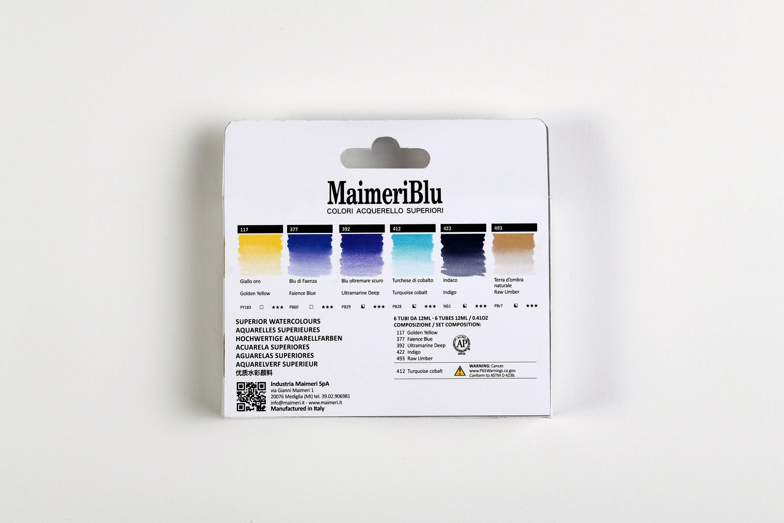 Σετ χρωμάτων ακουαρέλας MAIMERI Maimeri Blu