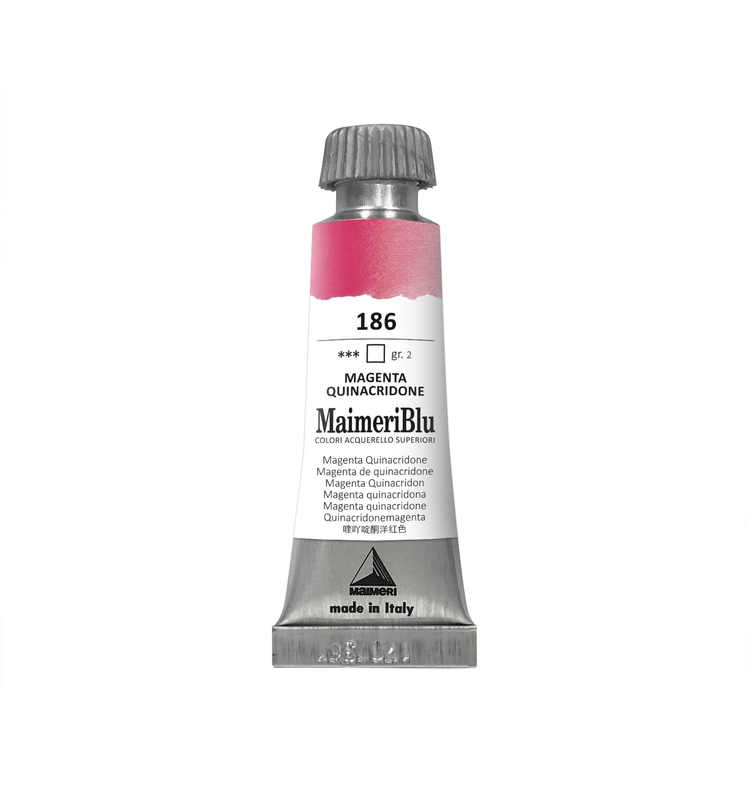 Επαγγελματική ακουαρέλα MAIMERI Maimeri Blu 12 ml – Ματζέντα Κινακριδόνης