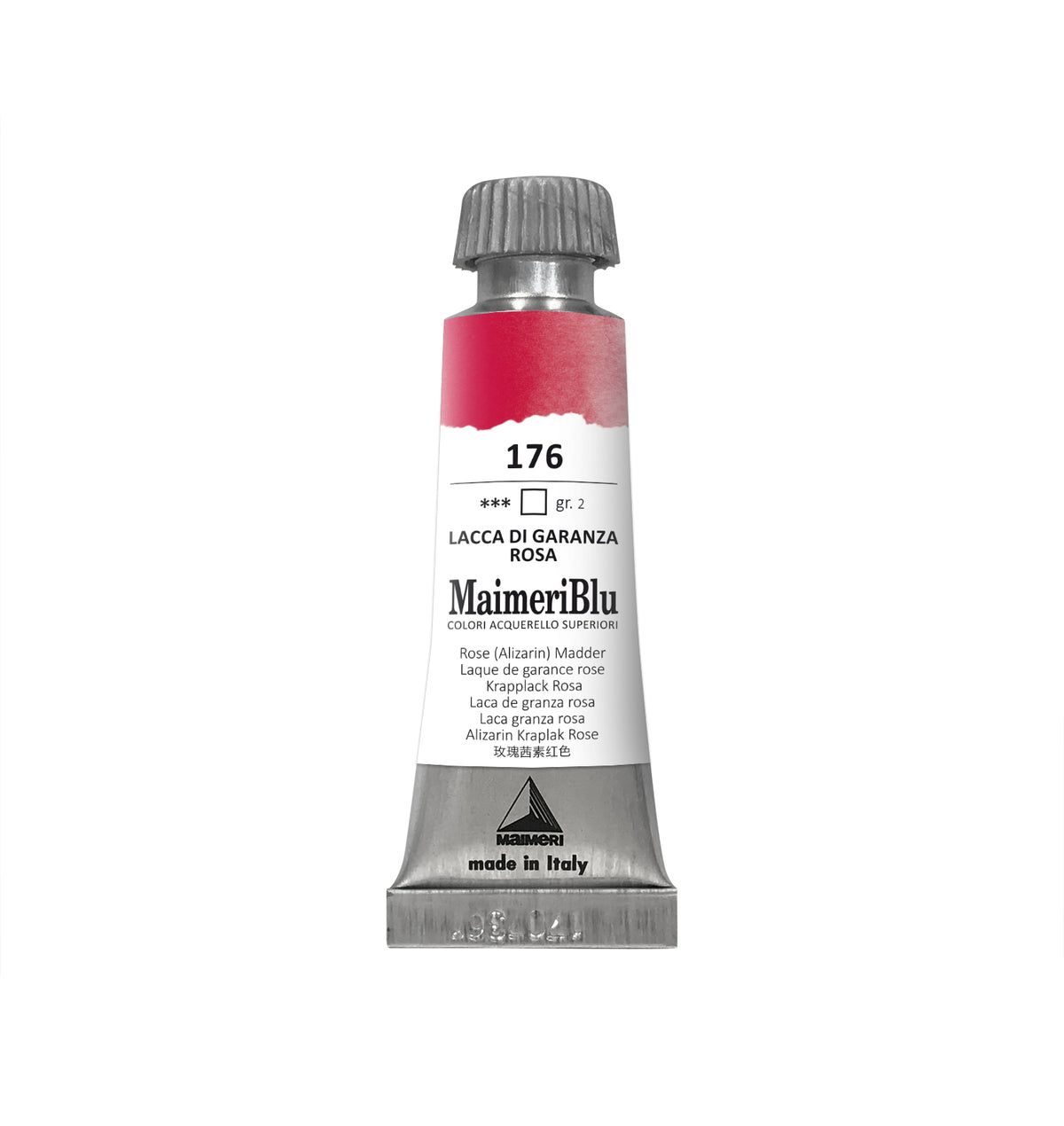 Επαγγελματική ακουαρέλα MAIMERI Maimeri Blu 12 ml – Ροζ Αλιζαρίνης Madder