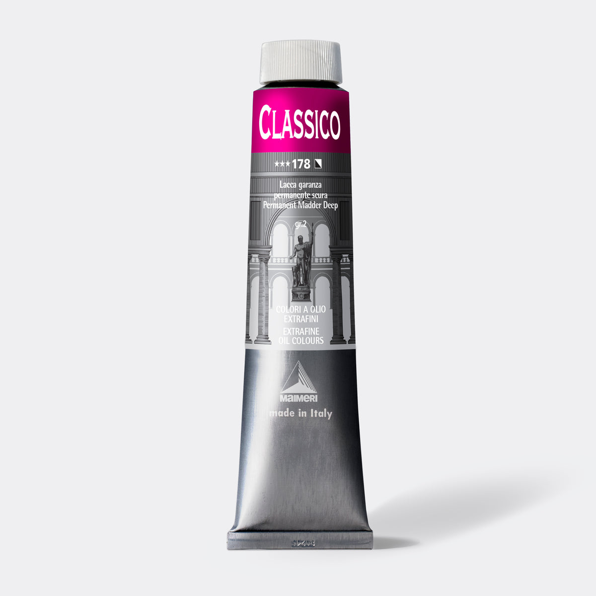 Εξαιρετικό λαδομπογιά Maimeri Classico 200 ml – Μόνιμο Λάκκα Ερυθροδάνου Σκούρο
