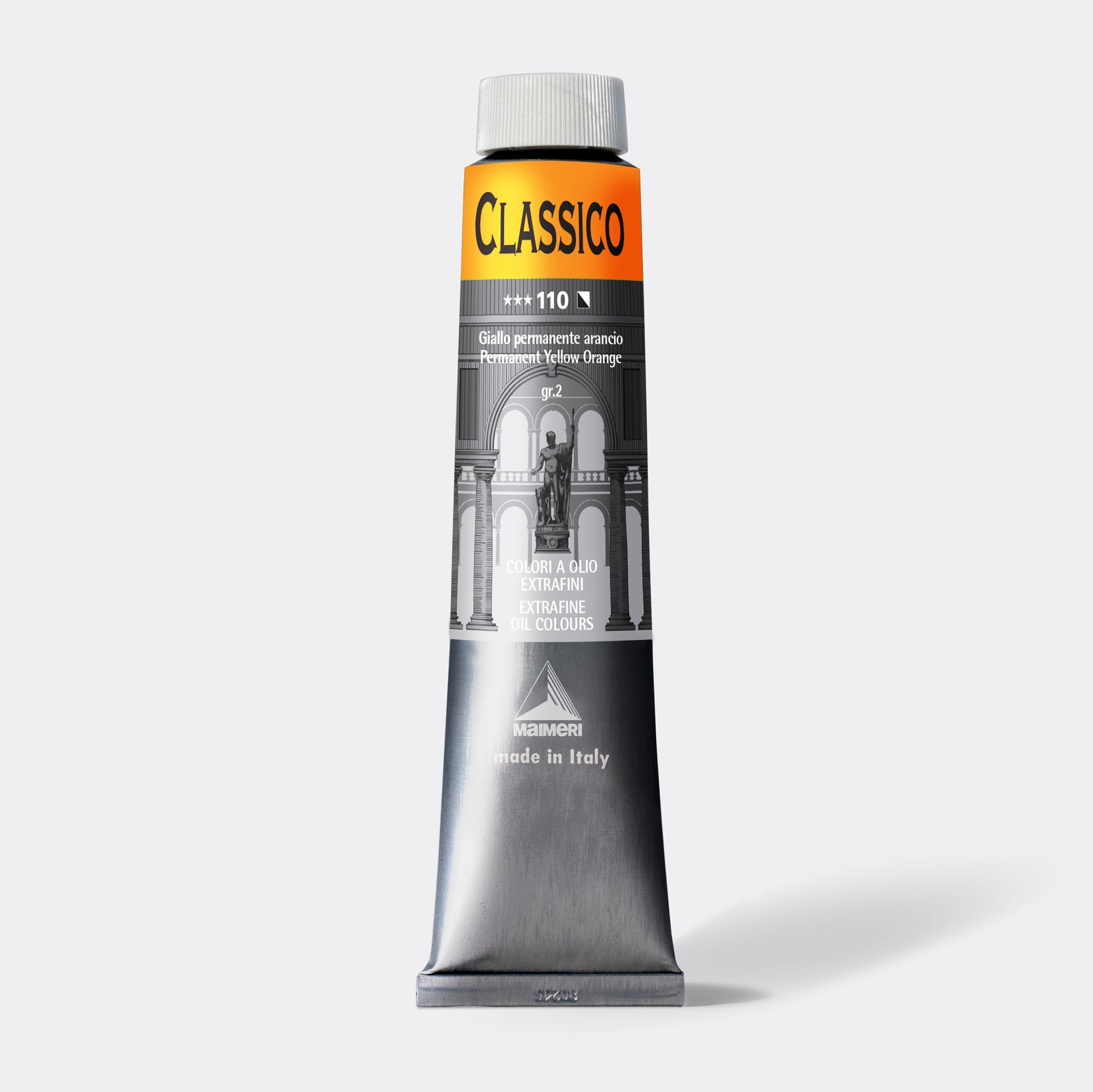 Εξαιρετικό λαδομπογιά Maimeri Classico 200 ml – Μόνιμο Κίτρινο Πορτοκαλί