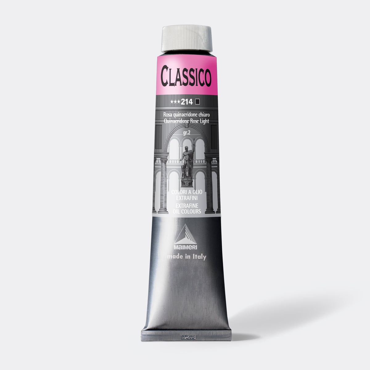 Εξαιρετικό λαδομπογιά Maimeri Classico 200 ml – Κινακριδόνη Ροζ Ανοιχτό
