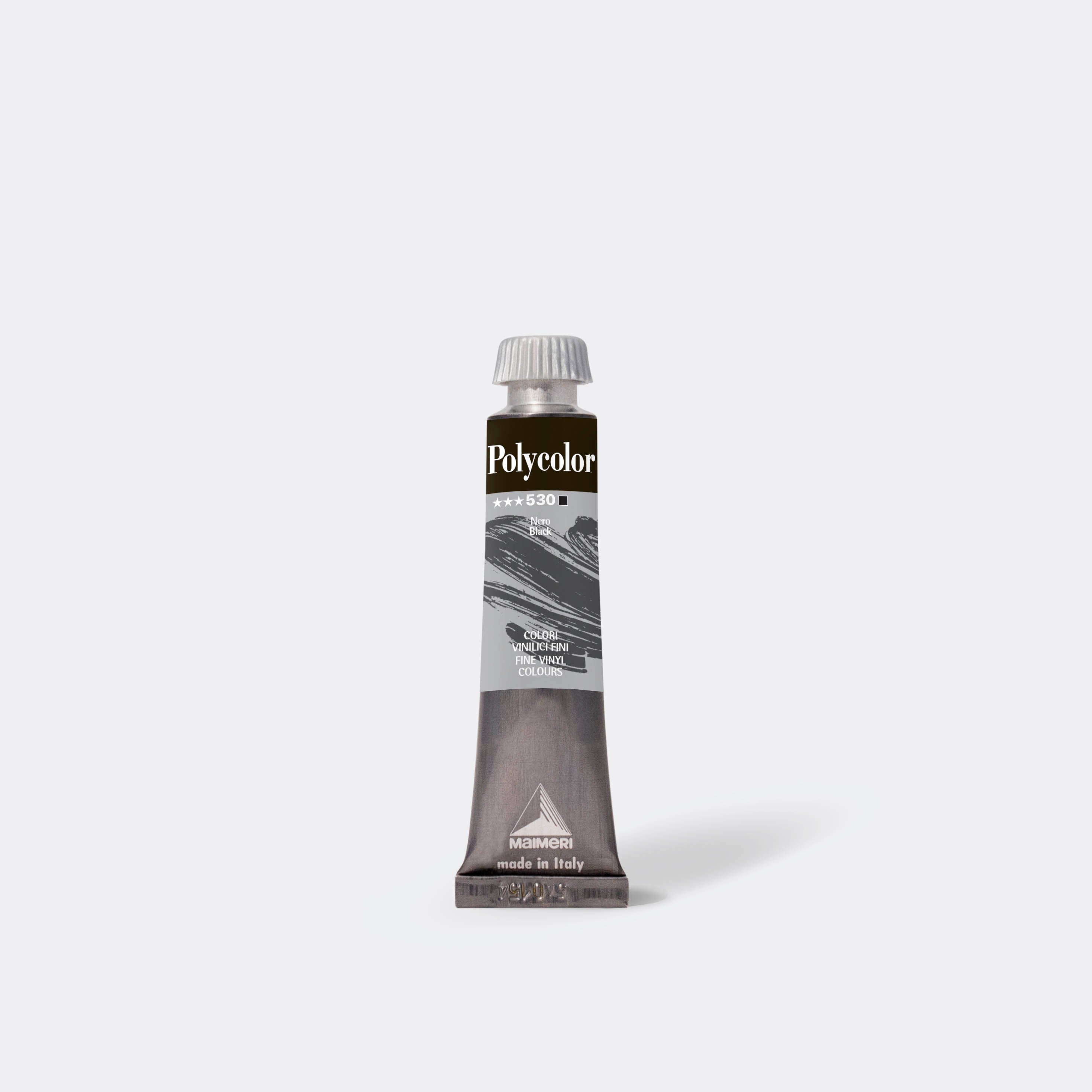 Ακρυλικό χρώμα Fine MAIMERI Polycolor 20 ml – Μαύρο