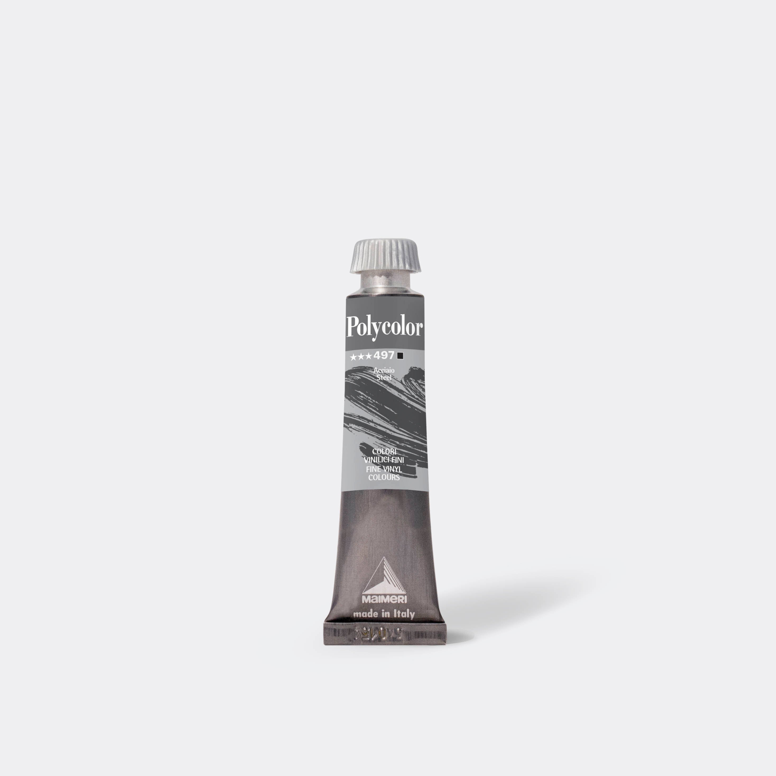 Ακρυλικό χρώμα Fine MAIMERI Polycolor 20 ml – Ατσάλι