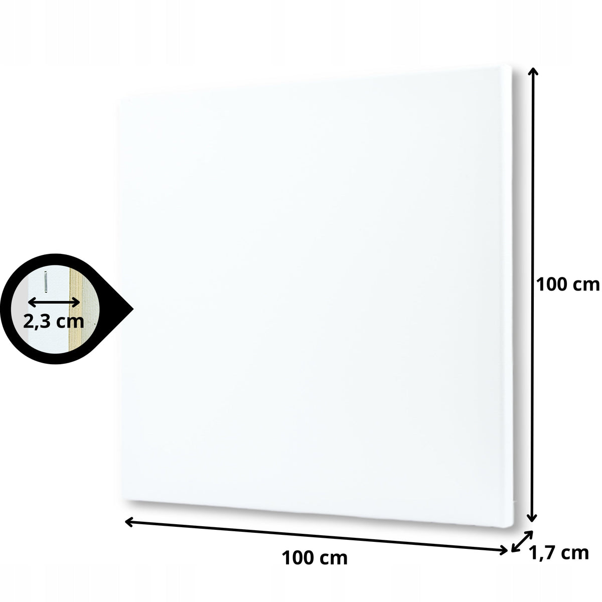 Maliarske plátno na ráme Phoenix, 24 – 100 cm, vyberte si rozmer
