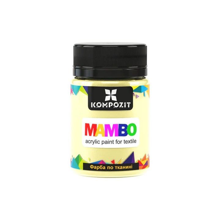 MAMBO Ακρυλική μπογιά για υφάσματα και δέρμα 50ml | Διάφορες αποχρώσεις