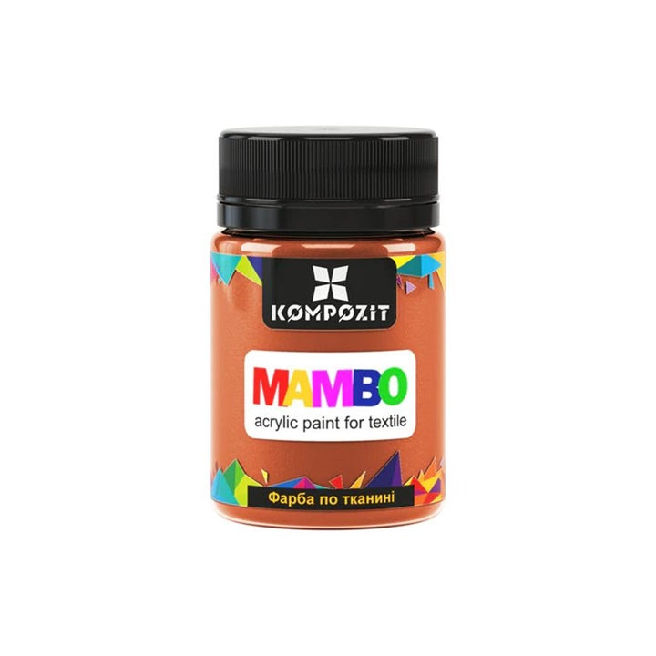 MAMBO Ακρυλική μπογιά για υφάσματα και δέρμα 50ml | Διάφορες αποχρώσεις