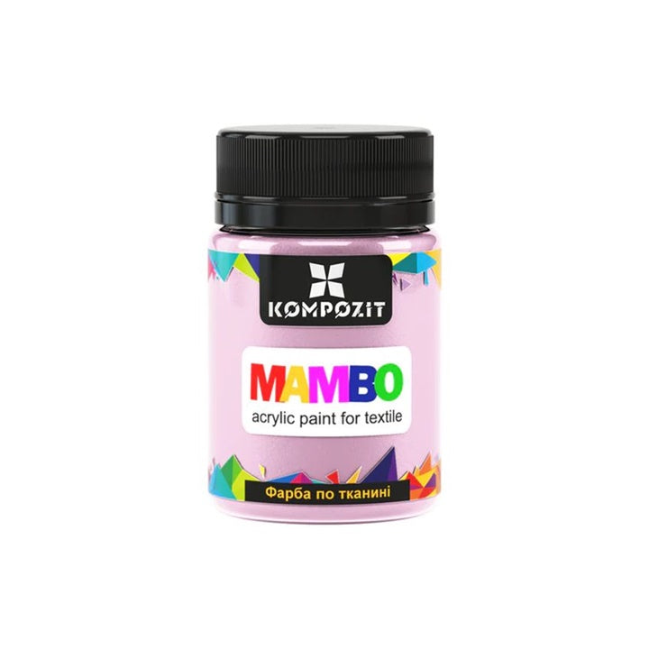 MAMBO Ακρυλική μπογιά για υφάσματα και δέρμα 50ml | Διάφορες αποχρώσεις