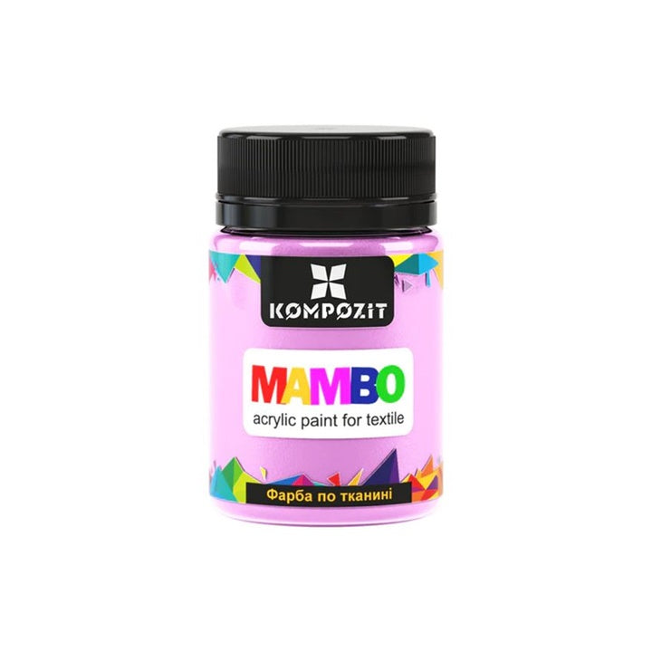 MAMBO Ακρυλική μπογιά για υφάσματα και δέρμα 50ml | Διάφορες αποχρώσεις