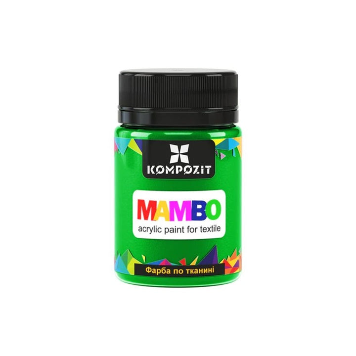 MAMBO Ακρυλική μπογιά για υφάσματα και δέρμα 50ml | Διάφορες αποχρώσεις