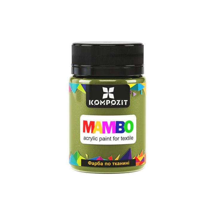 MAMBO Ακρυλική μπογιά για υφάσματα και δέρμα 50ml | Διάφορες αποχρώσεις
