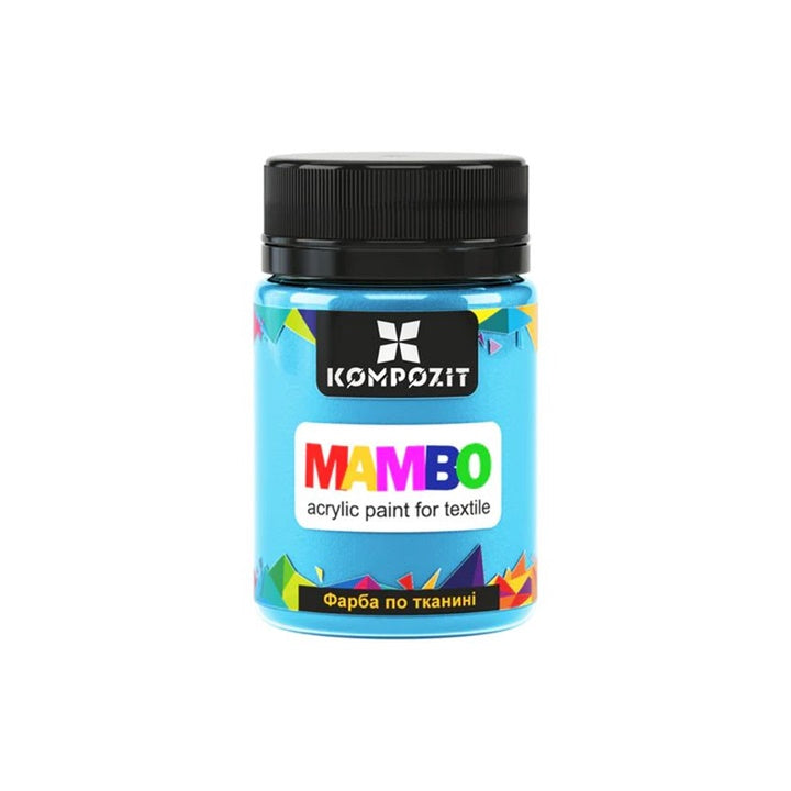 MAMBO Ακρυλική μπογιά για υφάσματα και δέρμα 50ml | Διάφορες αποχρώσεις