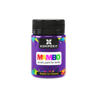 MAMBO Ακρυλική μπογιά για υφάσματα και δέρμα 50ml | Διάφορες αποχρώσεις