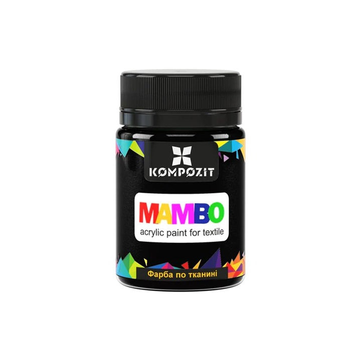 MAMBO Ακρυλική μπογιά για υφάσματα και δέρμα 50ml | Διάφορες αποχρώσεις