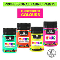 MAMBO Φθορίζουσα μπογιά για υφάσματα και δέρμα 50 ml | Διάφορες αποχρώσεις