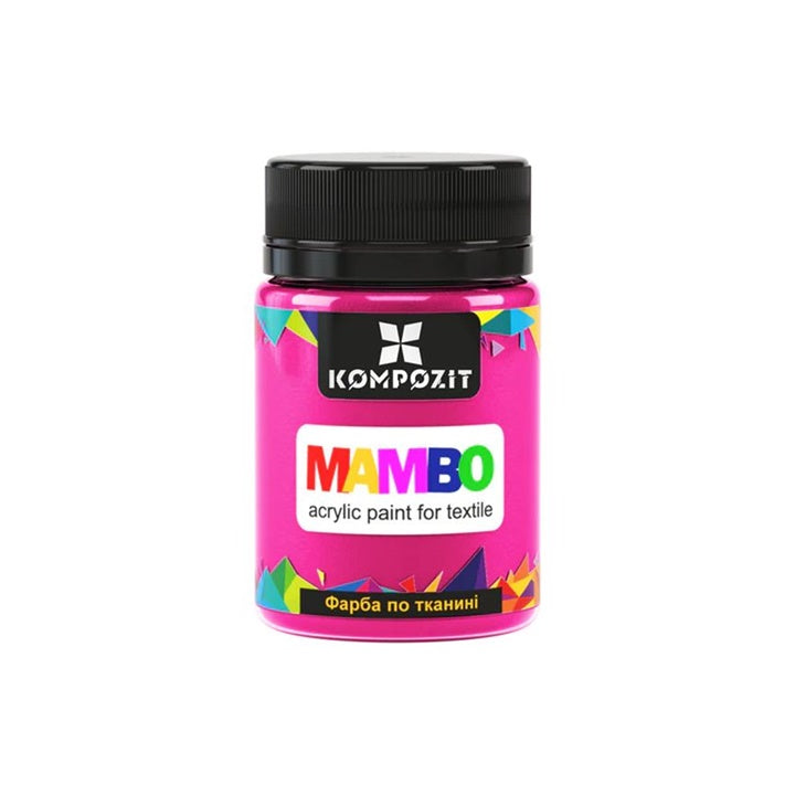 MAMBO Φθορίζουσα μπογιά για υφάσματα και δέρμα 50 ml | Διάφορες αποχρώσεις