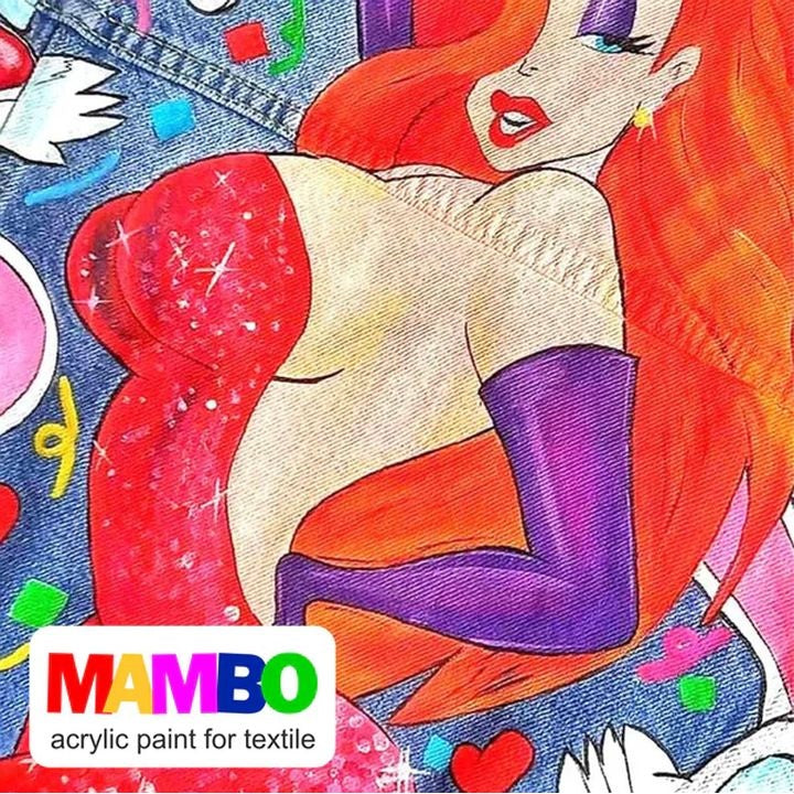 MAMBO Kompozit σετ χρωμάτων για υφάσματα και δέρματα