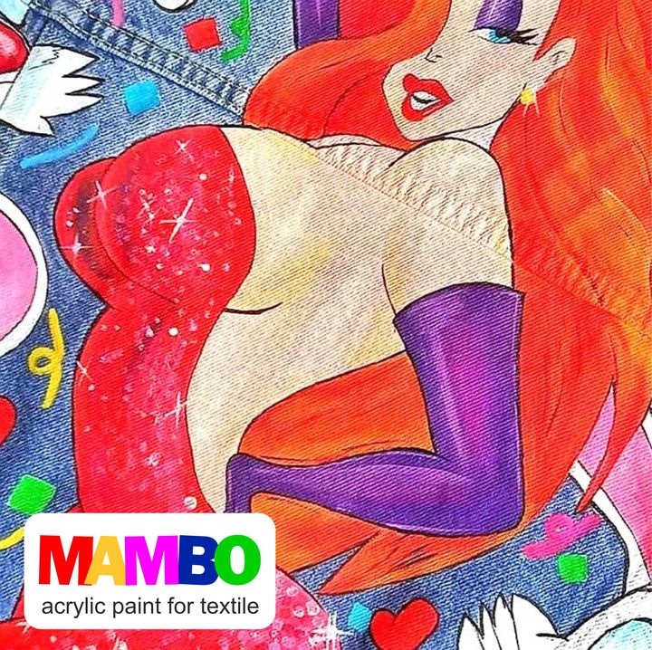 MAMBO Μεταλλική μπογιά για υφάσματα και δέρμα 20 ml | Διάφορες αποχρώσεις