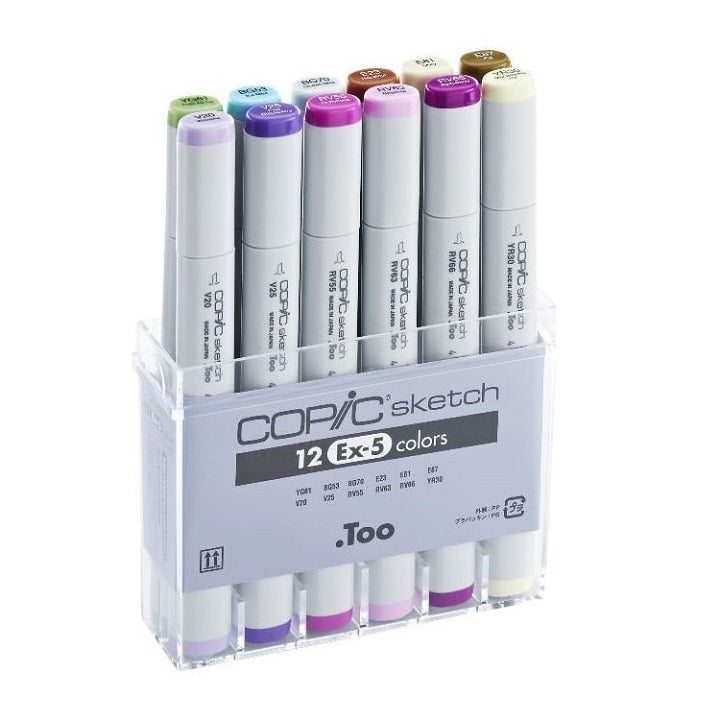 Μαρκαδόδοι Copic Sketch-5 - σετ 12 τεμ
