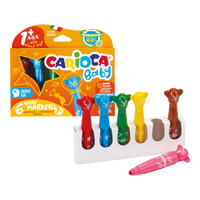 Μαρκαδόροι Carioca Baby με στρογγυλή μύτη, διάφορα χρώματα