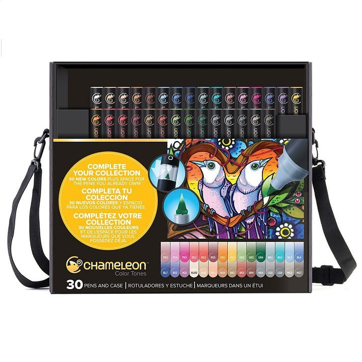 Μαρκαδόροι Chameleon - σετ 30 τεμ Deluxe