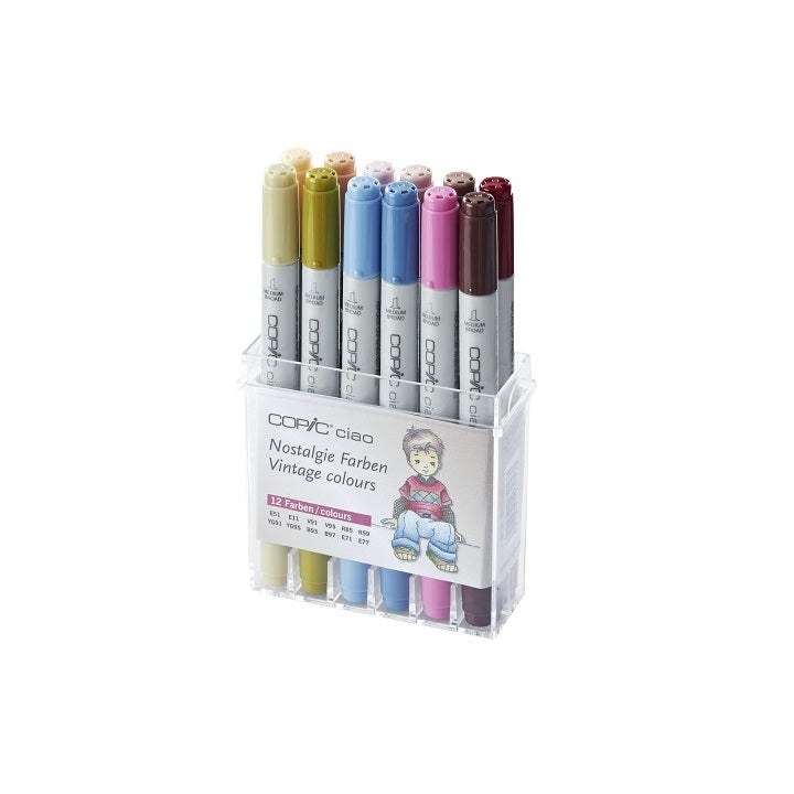 Μαρκαδοροι COPIC Ciao Vintage Colours - σετ 12 τεμ