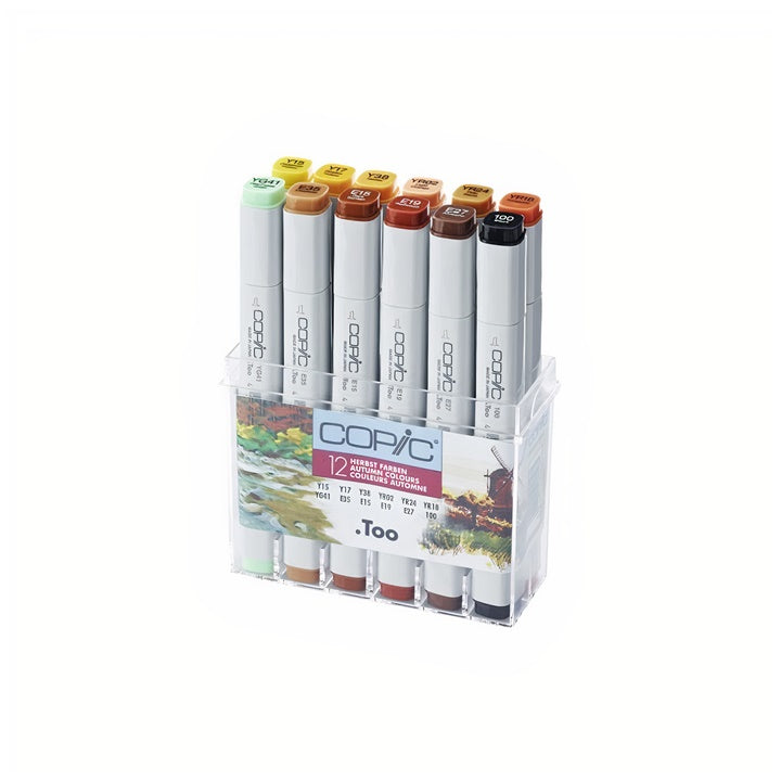 Μαρκαδοροι COPIC Classic Autumn Colours - σετ 12 τεμ