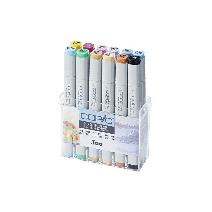 Μαρκαδοροι COPIC Classic Pastel Colours - σετ 12 τεμ