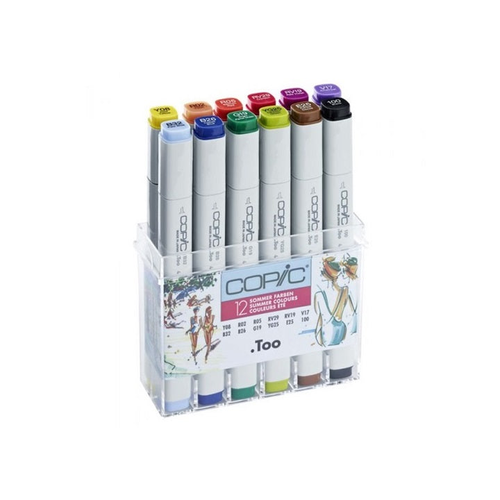 Μαρκαδοροι COPIC Classic Summer Colours - σετ 12 τεμ