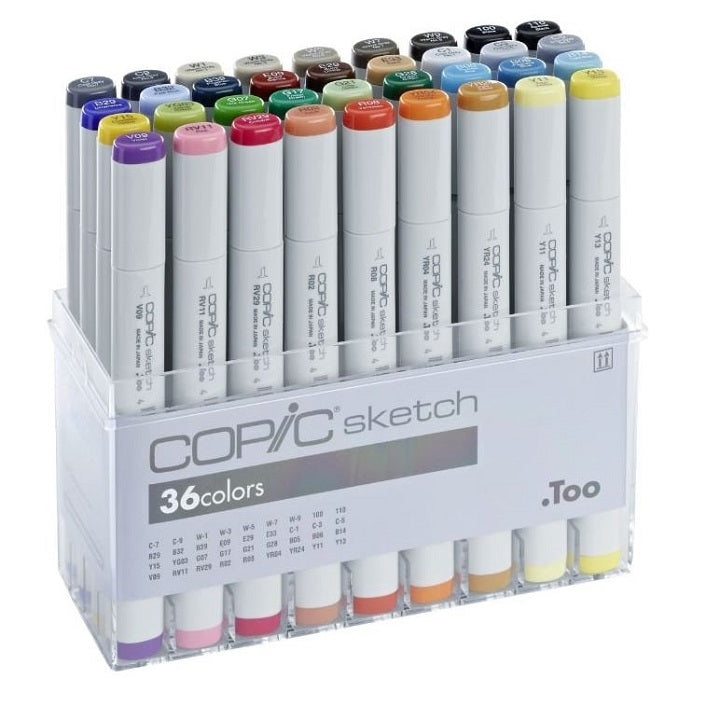 Μαρκαδόροι COPIC Sketch - σετ 36 τεμ