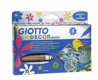 Μαρκαδοροι GIOTTO DECOR μεταλλο - 5 χρώματα