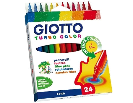 Μαρκαδοροι GIOTTO TURBO COLOR - 24 χρώματα
