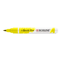 Μαρκαδορος ακουαρελας Ecoline brush pen | διαλεξτε αποχρωση - Κίτρινο Λεμονί 205