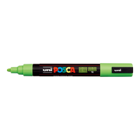 Μαρκαδόρος ακρυλικού Posca PC-5M, 1,8 – 2,5 mm, πράσινο μήλο (72)