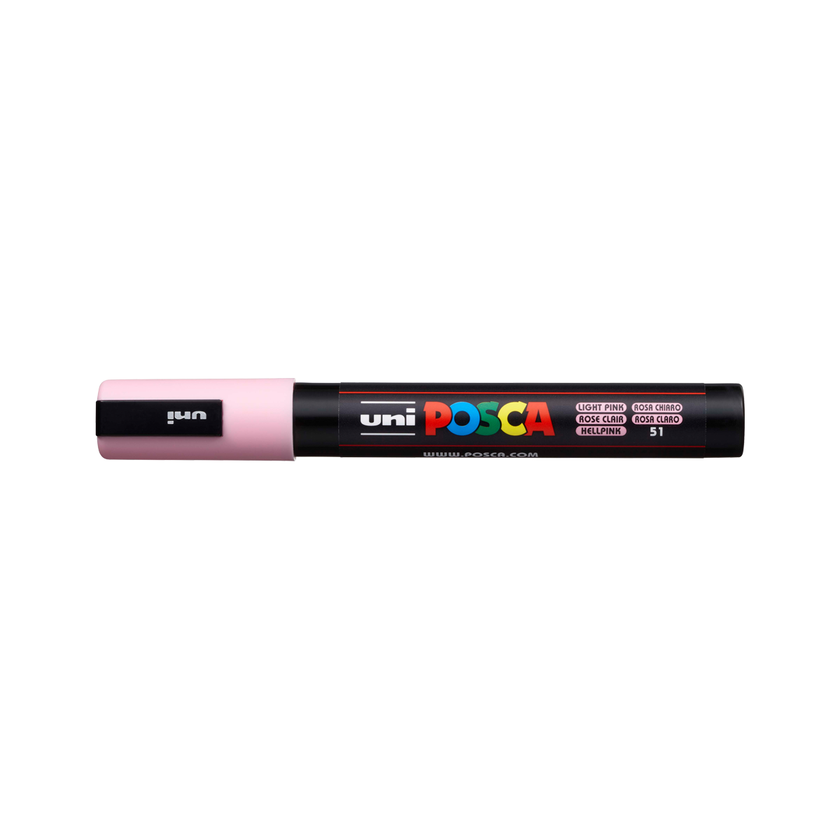 Μαρκαδόρος Posca PC-5M, 1,8 - 2,5 mm, ανοιχτό ροζ (51)