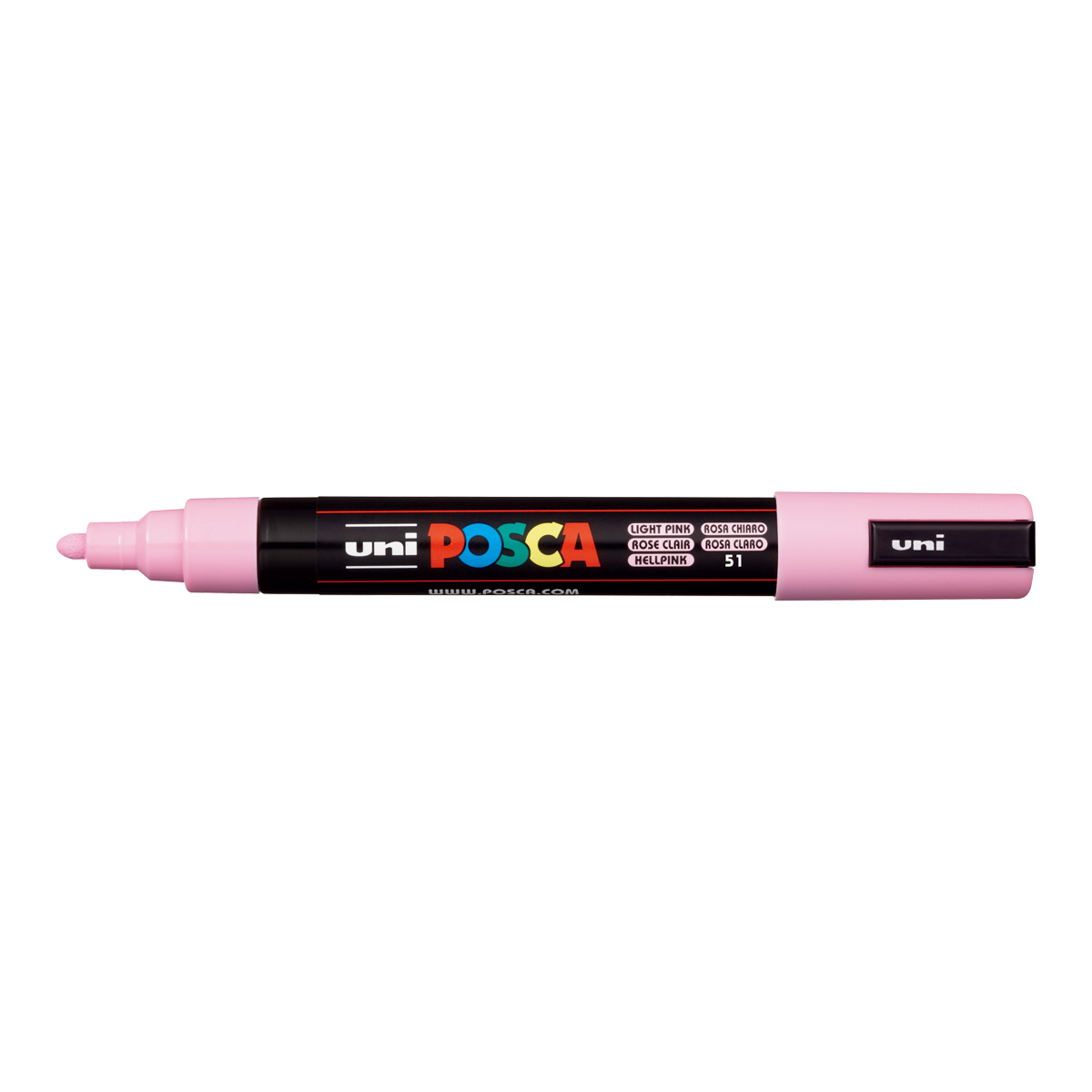 Μαρκαδόρος Posca PC-5M, 1,8 - 2,5 mm, ανοιχτό ροζ (51)