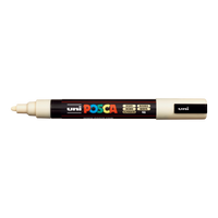 Μαρκαδόρος Posca PC-5M, 1,8 – 2,5 mm, κρεμ