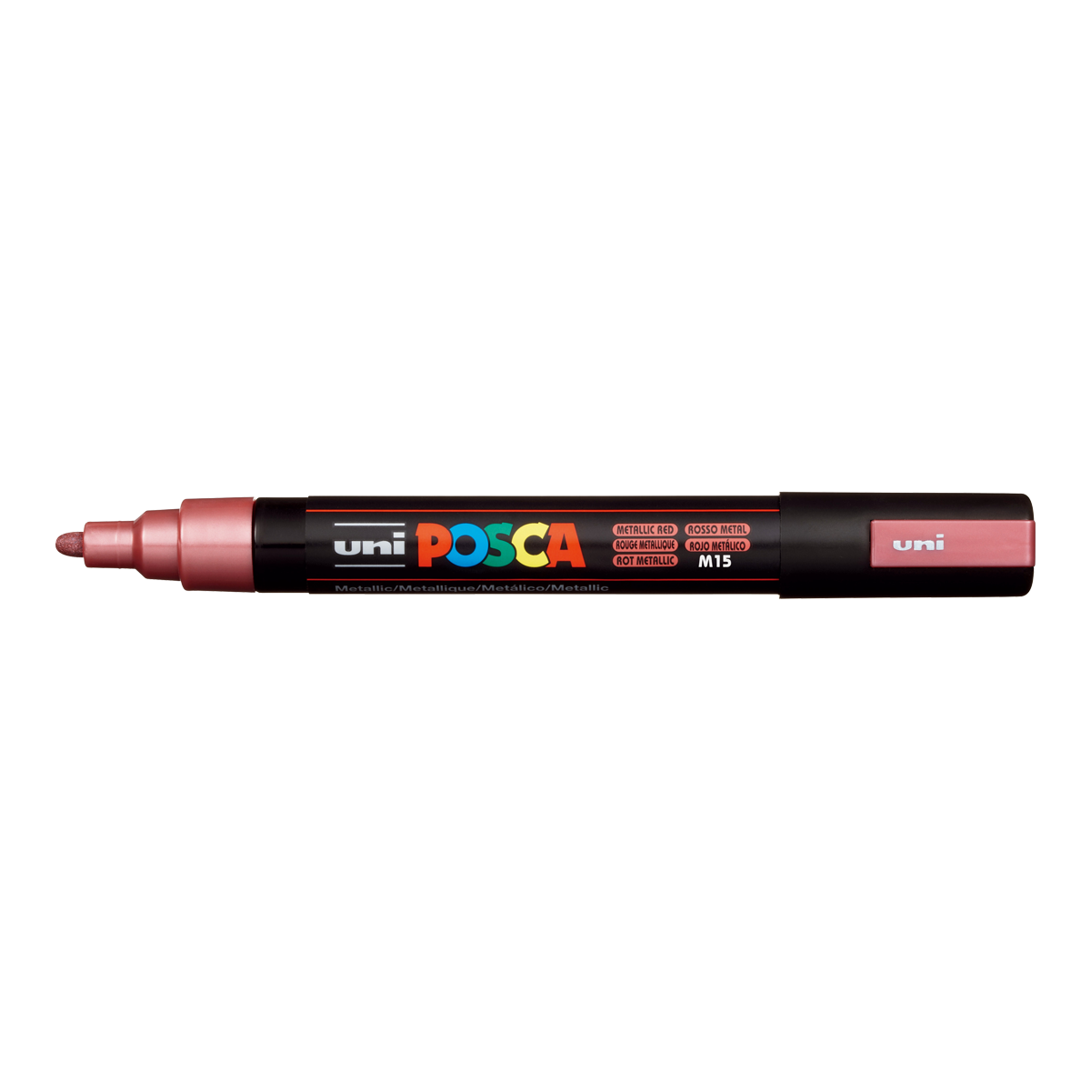 Μαρκαδόρος Posca PC-5M, 1,8 – 2,5 mm, μεταλλικό κόκκινο (M15)