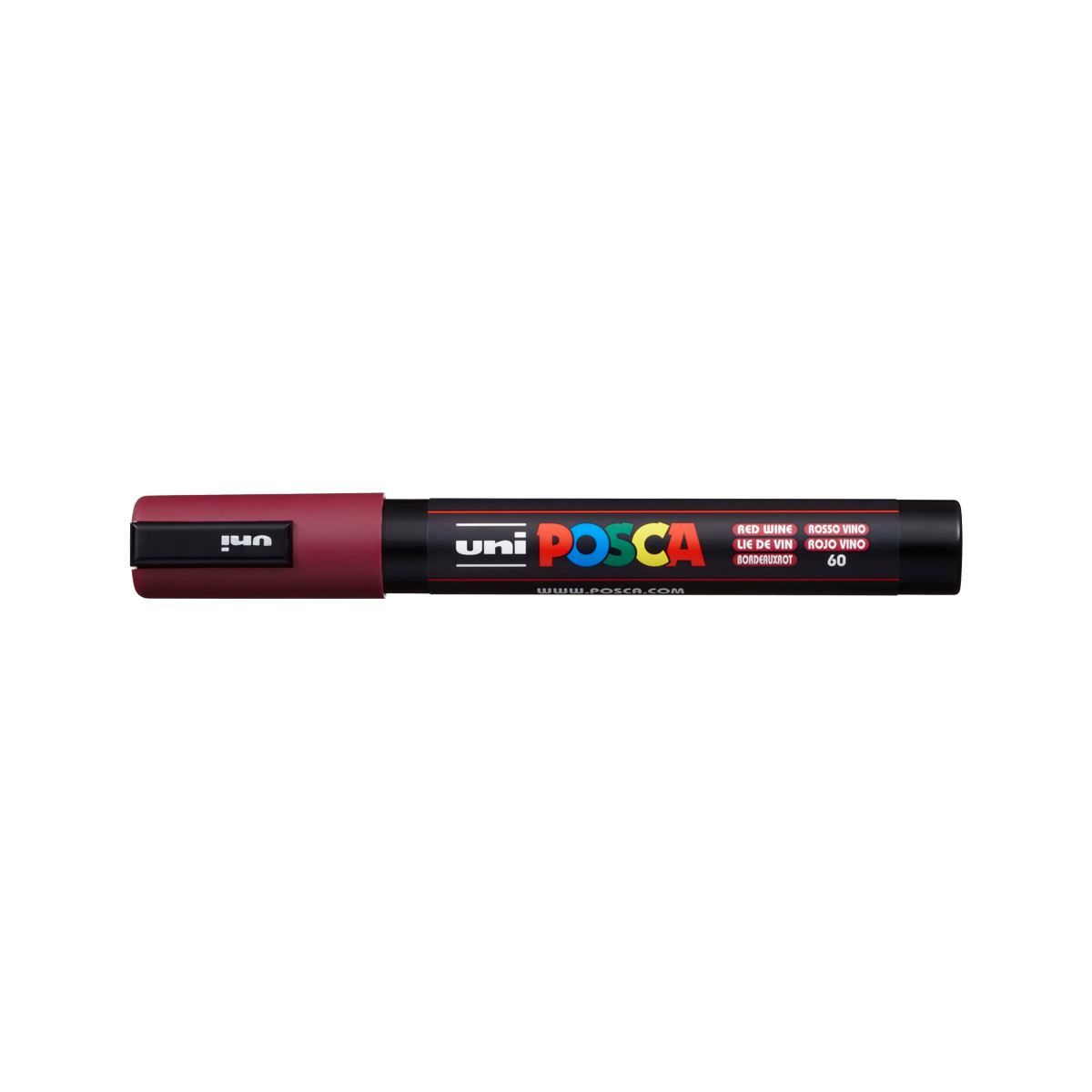 Μαρκαδόρος Posca PC-5M, 1,8 - 2,5 mm, μπορντό (60)