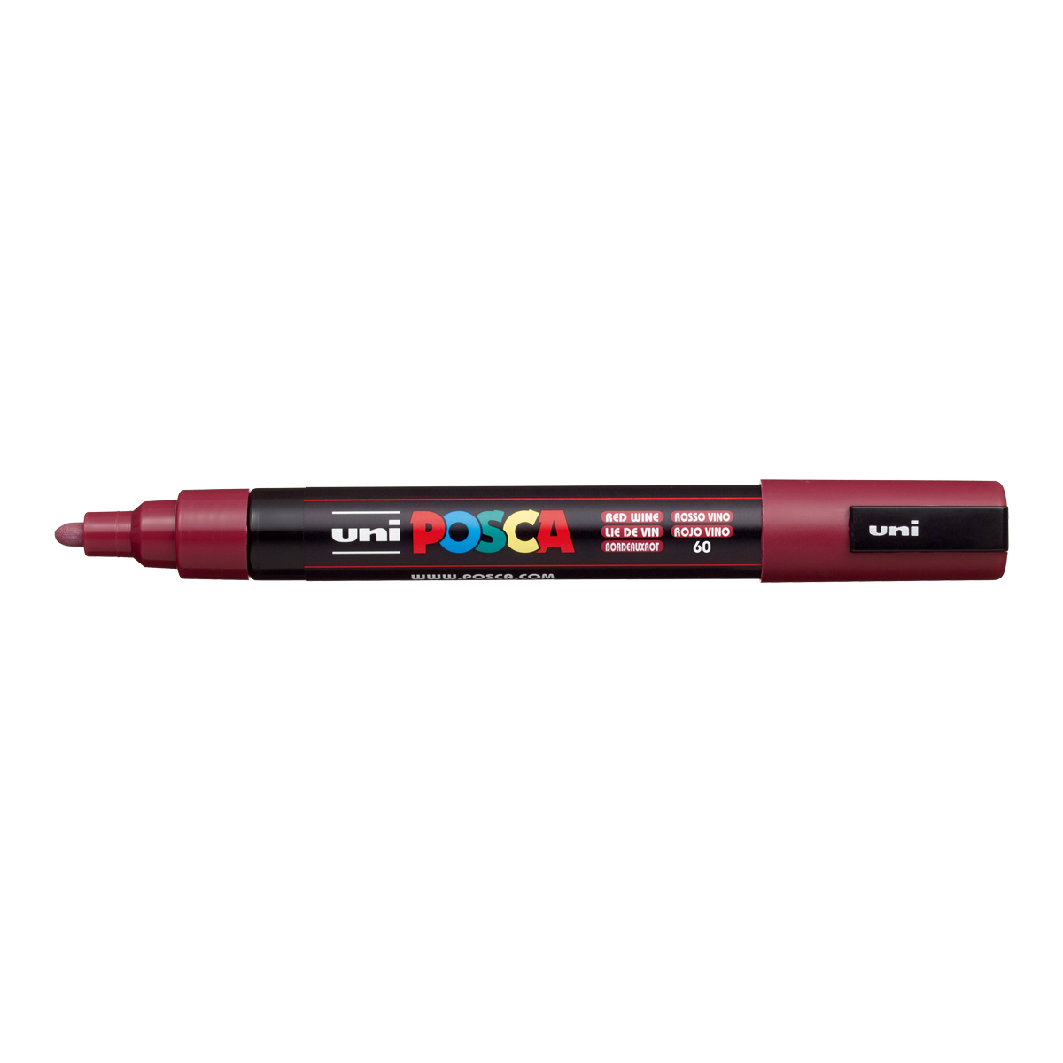 Μαρκαδόρος Posca PC-5M, 1,8 - 2,5 mm, μπορντό (60)