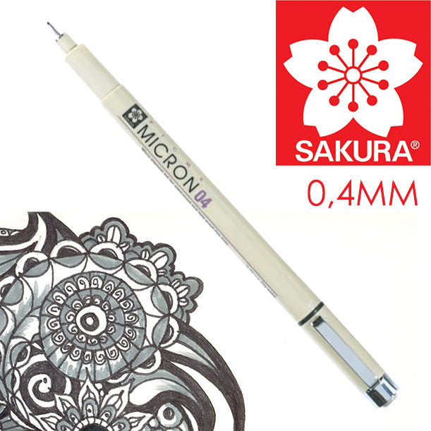 Μαρκαδορος σχεδιου SAKURA Pigma Micron BLACK | διαφορα παχη