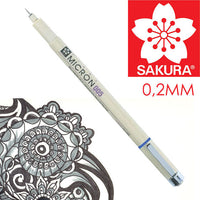 Μαρκαδορος σχεδιου SAKURA Pigma Micron BLACK | διαφορα παχη