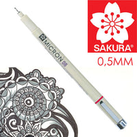 Μαρκαδορος σχεδιου SAKURA Pigma Micron BLACK | διαφορα παχη