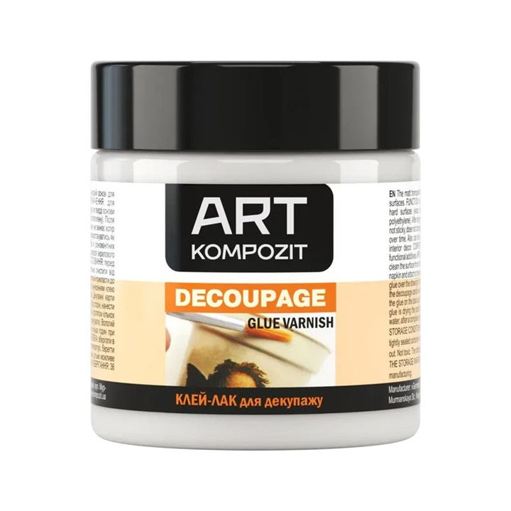 Ματ κόλλα και βερνίκι Decoupage Composite | διάφοροι όγκοι