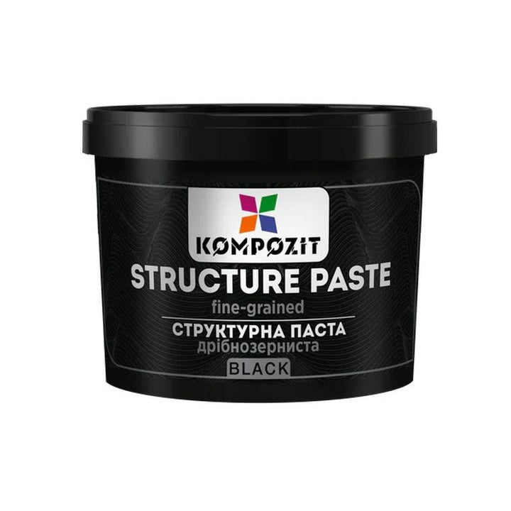 Μαύρη λεπτόκοκκη πάστα διάρθρωσης από την Kompozit | Διάφοροι τόμοι