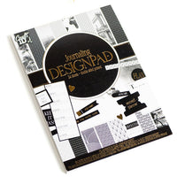 Μαξιλάρι χαρτιού Scrapbooking A5 24 φύλλα μαύρο