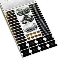 Μαξιλάρι χαρτιού Scrapbooking A5 24 φύλλα μαύρο