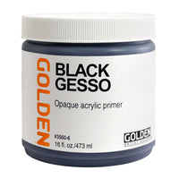 Μαύρο ακρυλικό αστάρι GOLDEN Black Gesso