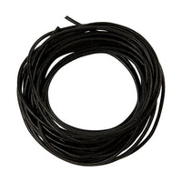 Μαύρο δερμάτινο κορδόνι 2mm x 4m