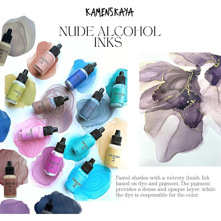 Μελάνι αλκοόλης παστέλ KAMENSKAYA NUDE 15ml | διαφορετικές αποχρώσεις